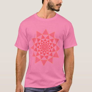 rosa lotusblomma på rosor t shirt