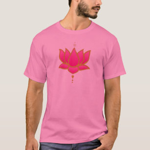 Rosa lotusblommablomma tröja