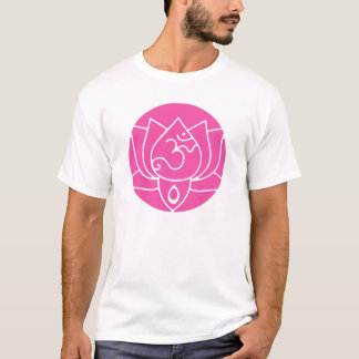 Rosa lotusblommaYogini skjorta T-shirt