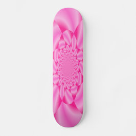 Rosa Löv Petal Mini Skateboard Bräda 18,5 Cm