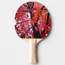 Rosa löv pingisracket