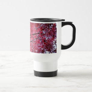 Rosa löv resemugg