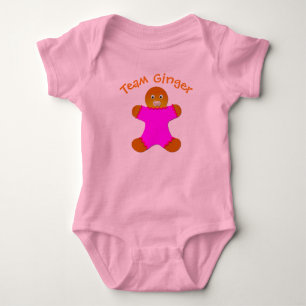 Rosa Lucky Team Ginger for Roligt Ginger and Rödhå T-shirt