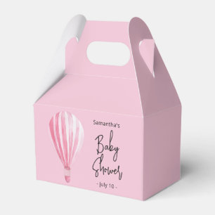 Rosa luftballong Babydusch Presentaskar