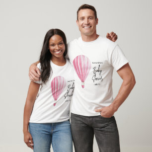 Rosa luftballong Babydusch T Shirt