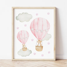 Rosa Luftballong, Cute Animals, Girl Nursery