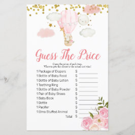 Rosa Luftballong gissar prist spel