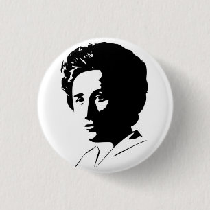 Rosa Luxemburg Button Knapp