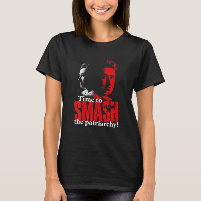 Rosa Luxemburg - dags att ta sig ur patriarkatet T Shirt (Framsida)