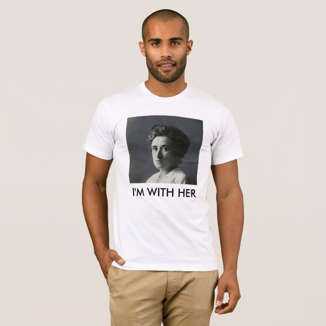 Rosa Luxemburg mig förmiddag med henne skjorta T Shirt (Hel framsida)