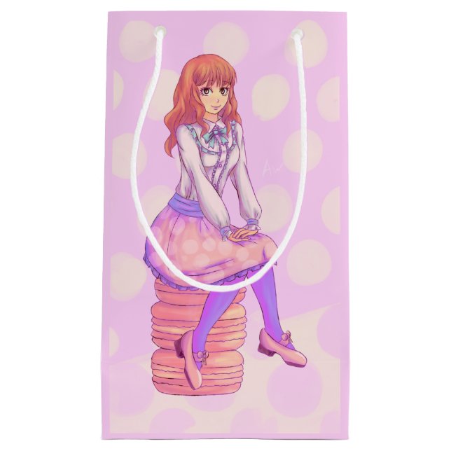 Rosa Macaron Girl (Framsidan)