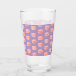 Rosa Macarons Glaskopp