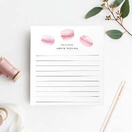 Rosa Macarons | Längd Personlig Anteckningsblock