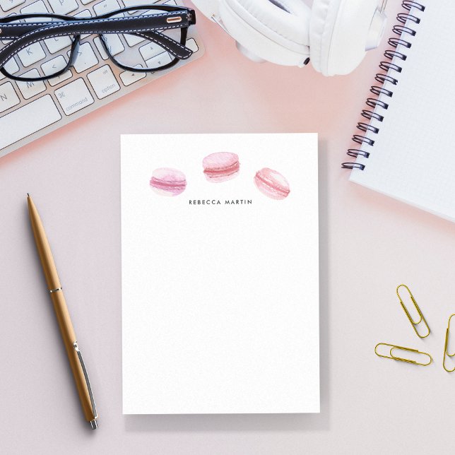 Rosa Macarons | PERSONLIG Post-it Block (Skapare uppladdad)