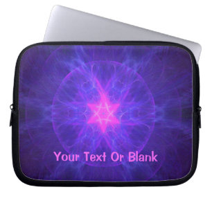 Rosa Magen David Laptop Sleeve