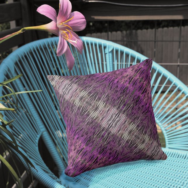Rosa Magenta Boho Chic Abstrakt Dekorativ kudde (Skapare uppladdad)