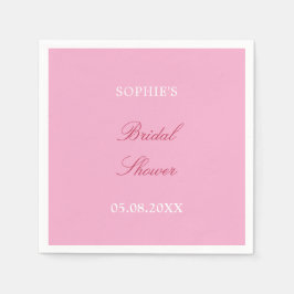 Rosa Magenta Möhippa Napkins Pappersservett