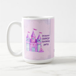 Rosa Magic Fairytale Castle Princess Party Kaffemugg