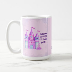 Rosa Magic Fairytale Castle Princess Party Kaffemugg