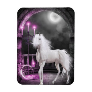Rosa Magic Unicorn Magnet