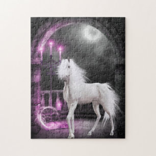 Rosa Magic Unicorn Pussel