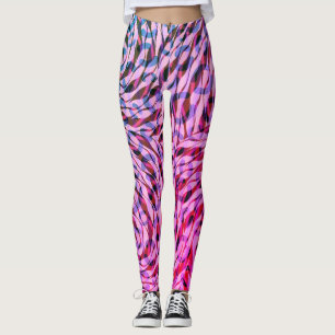 rosa Magic Vintage mönster mix Leggings