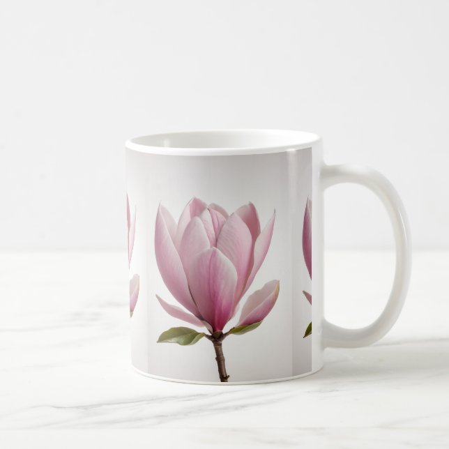 Rosa magnolia-blomman mugg (Höger)