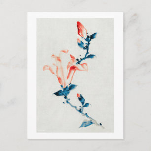 Rosa Magnolia, Hokusai, Ukiyo-e Vykort
