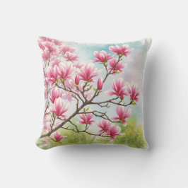 Rosa Magnolia Vår Pillow Kudde