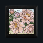 Rosa Magnolias Glass Illusion Minnesask<br><div class="desc">Elegant ro rosa och vita magnolier i en nedfläckad glaseffekt. Fintvätt och glad. Perfekt för att lagra smycken och andra skatter,  eller ge som personlig gåva.</div>
