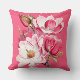 Rosa Magnolias Pillow Kudde