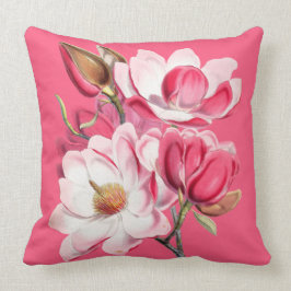 Rosa Magnolias Pillow Kudde