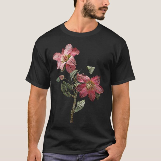 Rosa Magnolias T Shirt (Framsida)