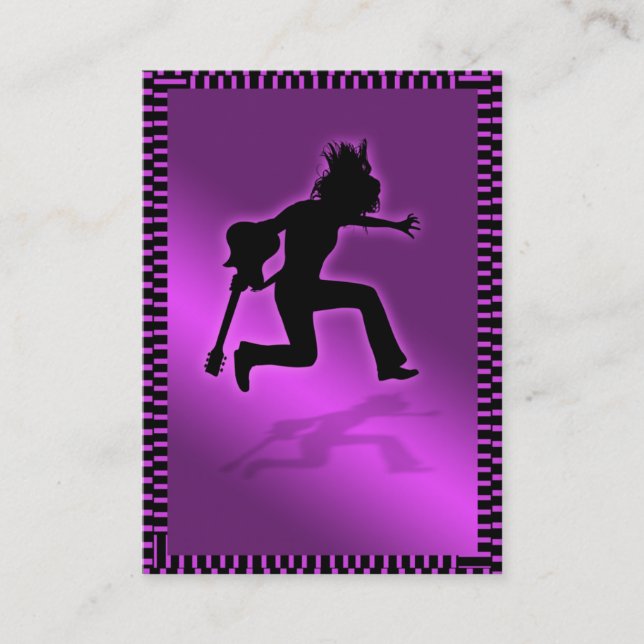 "Rosa majestätiskt" knubbigt kort (Framsida)