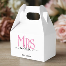 Rosa Maka Bride Fru Bröllop Möhippa Dessert