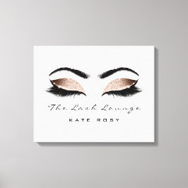 Rosa Makeup Artist Beauty Damask Lash Canvastryck