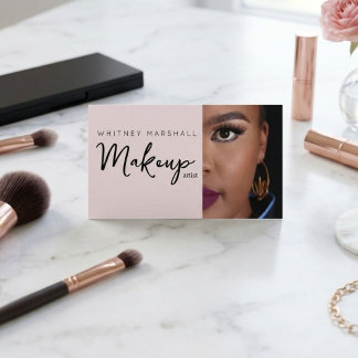 Rosa Makeup Artist Foto  Visitkort