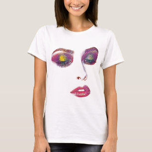 Rosa Makeup Benice Womans ansikte original T Shirt