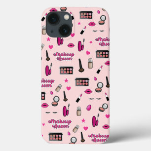 Rosa Makeup Mönster Telefon, ärende