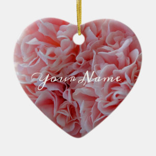Rosa Mallow Julgransprydnad Keramik