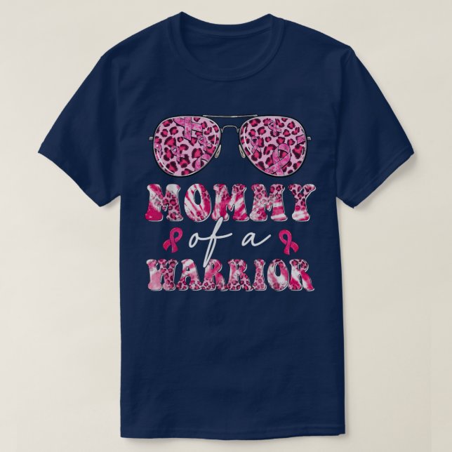 Rosa Mamma av solljus av bröstcancer T Shirt (Design framsida)