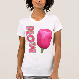 Rosa mamma med rosa tulp t shirt