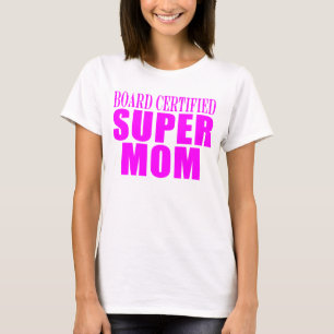 Rosa mammorfödelsedagar & jul: Toppen mamma T-shirt