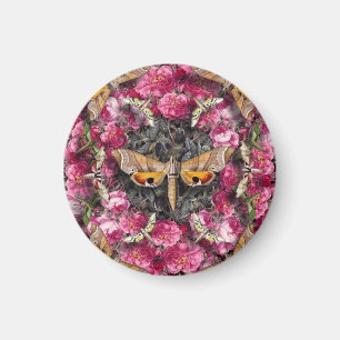 Rosa Mandala Magnet
