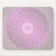 Rosa mandala .monogram. för abstrakt lutning