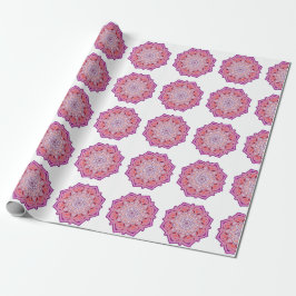 rosa mandala WRAPPING PAPPER Presentpapper