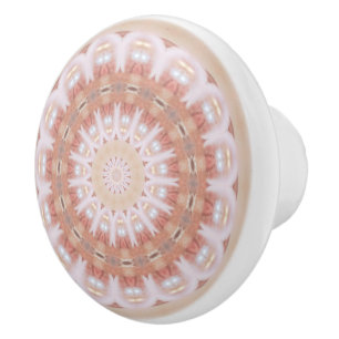 Rosa Mandela Ceramic Drag Knopp
