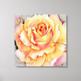 Rosa ‘Manyo’ [Premium Canvas] Canvastryck