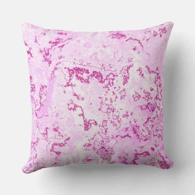 Rosa Marble abstrakt Kudde (Baksida)