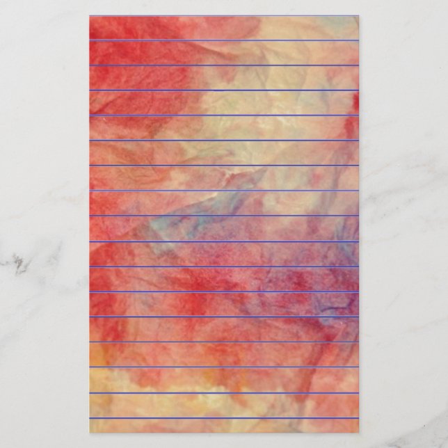 Rosa Marble Brevpapper (Framsida)
